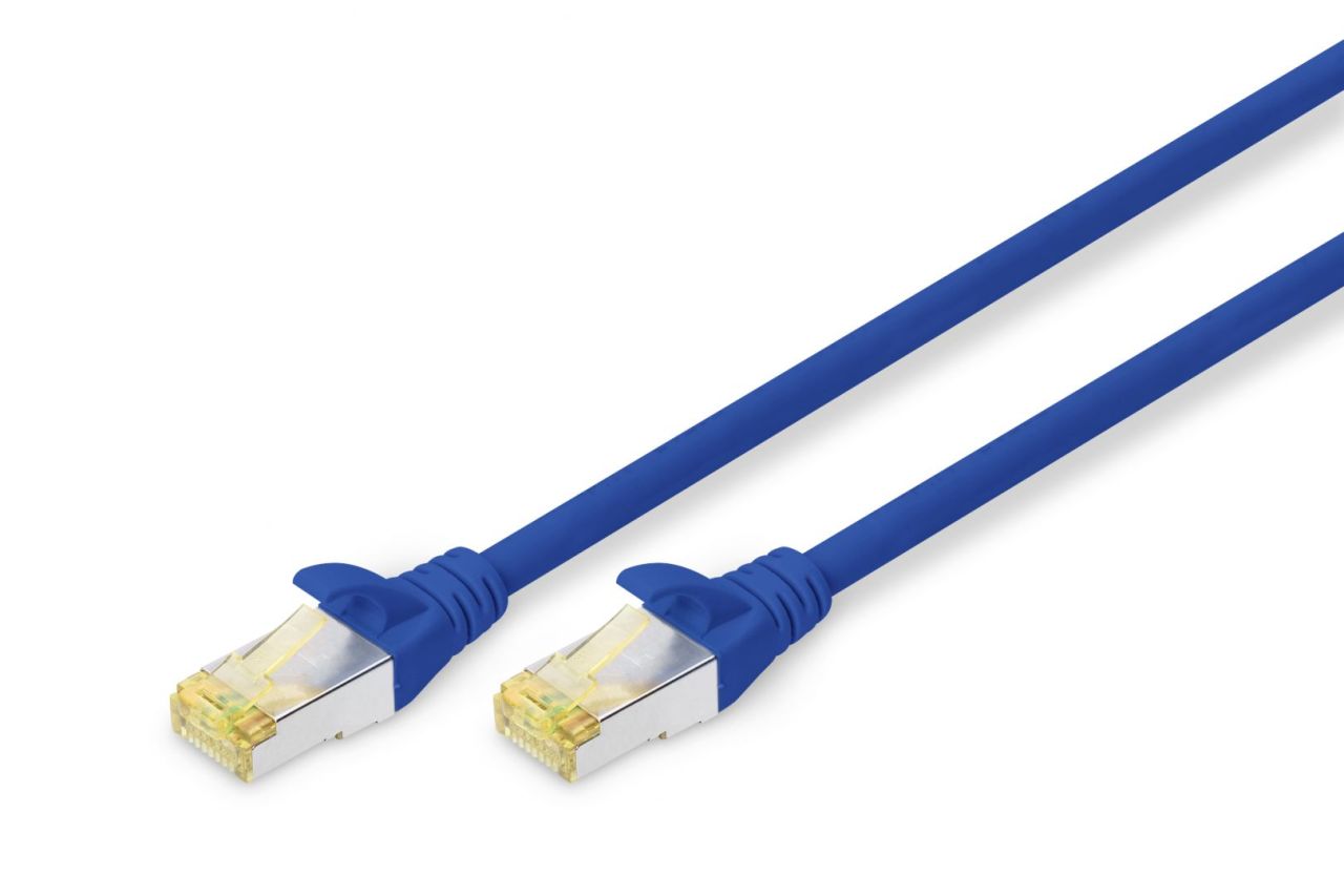 Digitus CAT6A S-FTP Patch Cable 0,5m Blue Digitus CAT6A S-FTP Patch Cable 0,5m Blue