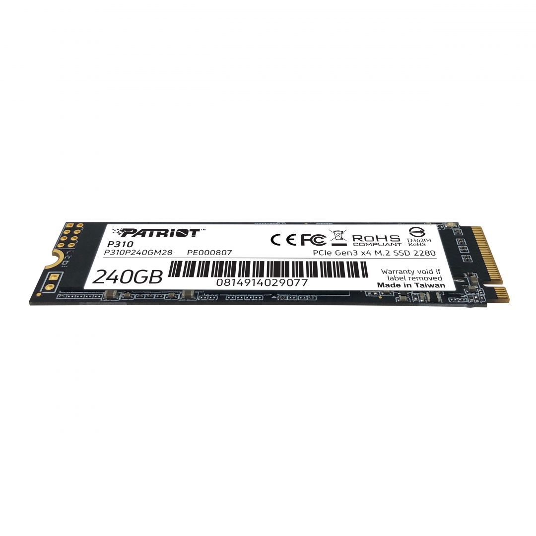 Patriot 240GB M.2 2280 NVMe P310 Patriot 240GB M.2 2280 NVMe P310
