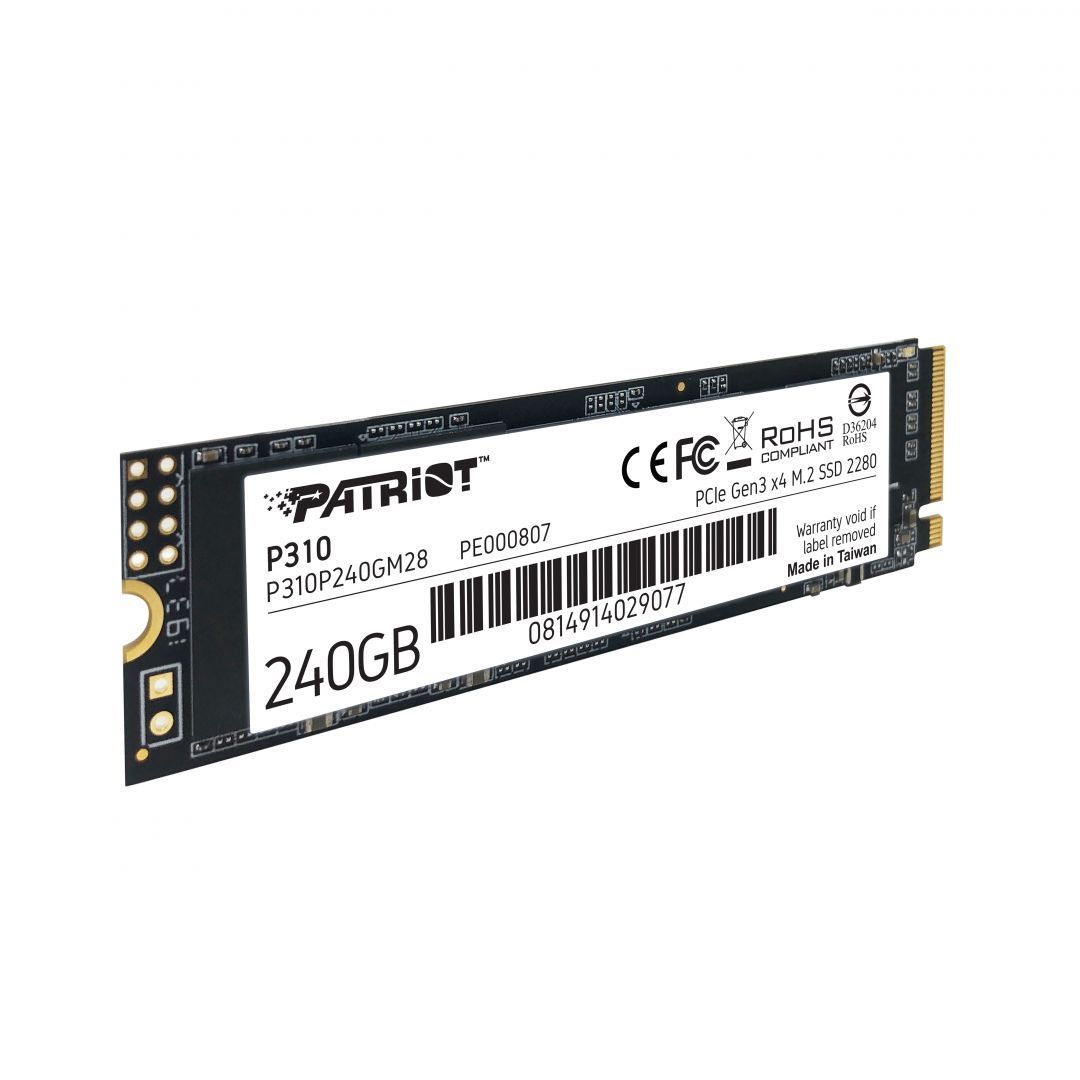 Patriot 240GB M.2 2280 NVMe P310 Patriot 240GB M.2 2280 NVMe P310