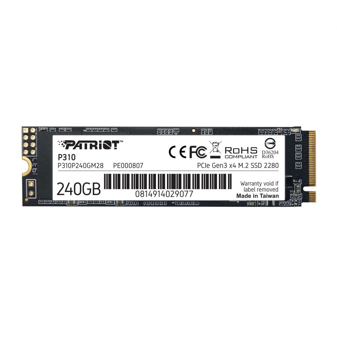 Patriot 240GB M.2 2280 NVMe P310 Patriot 240GB M.2 2280 NVMe P310