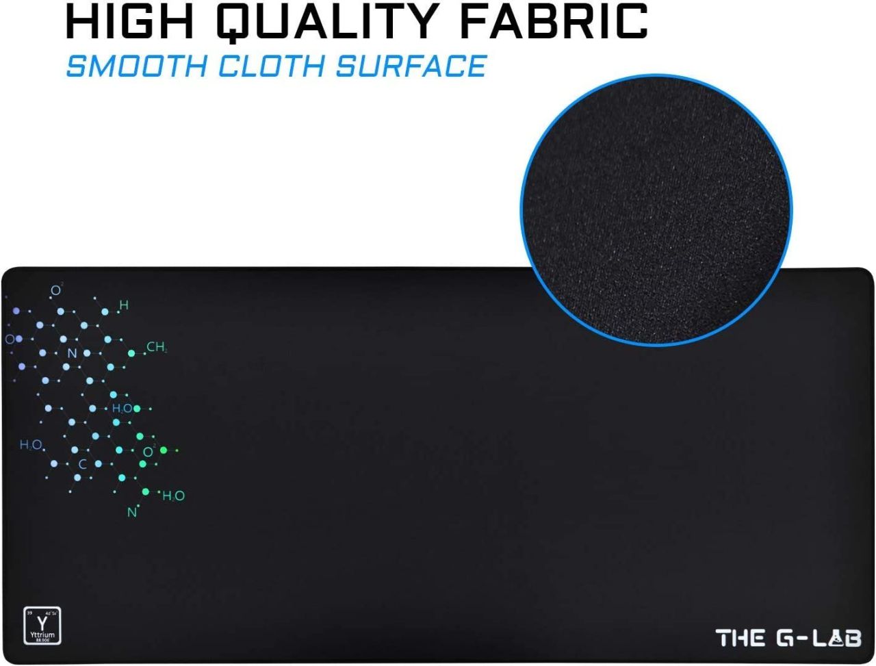 The G-Lab Pad Yttrium Egérpad Black The G-Lab Pad Yttrium Egérpad Black