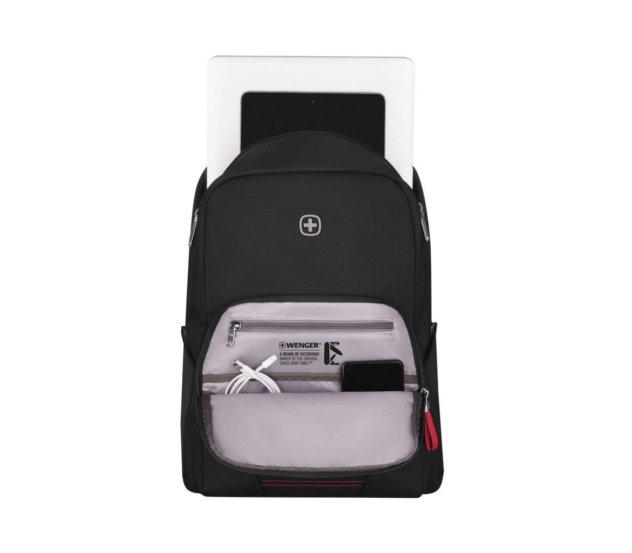 Wenger Motion Backpack 15,6" Laptop Backpack with Tablet Pocket Black