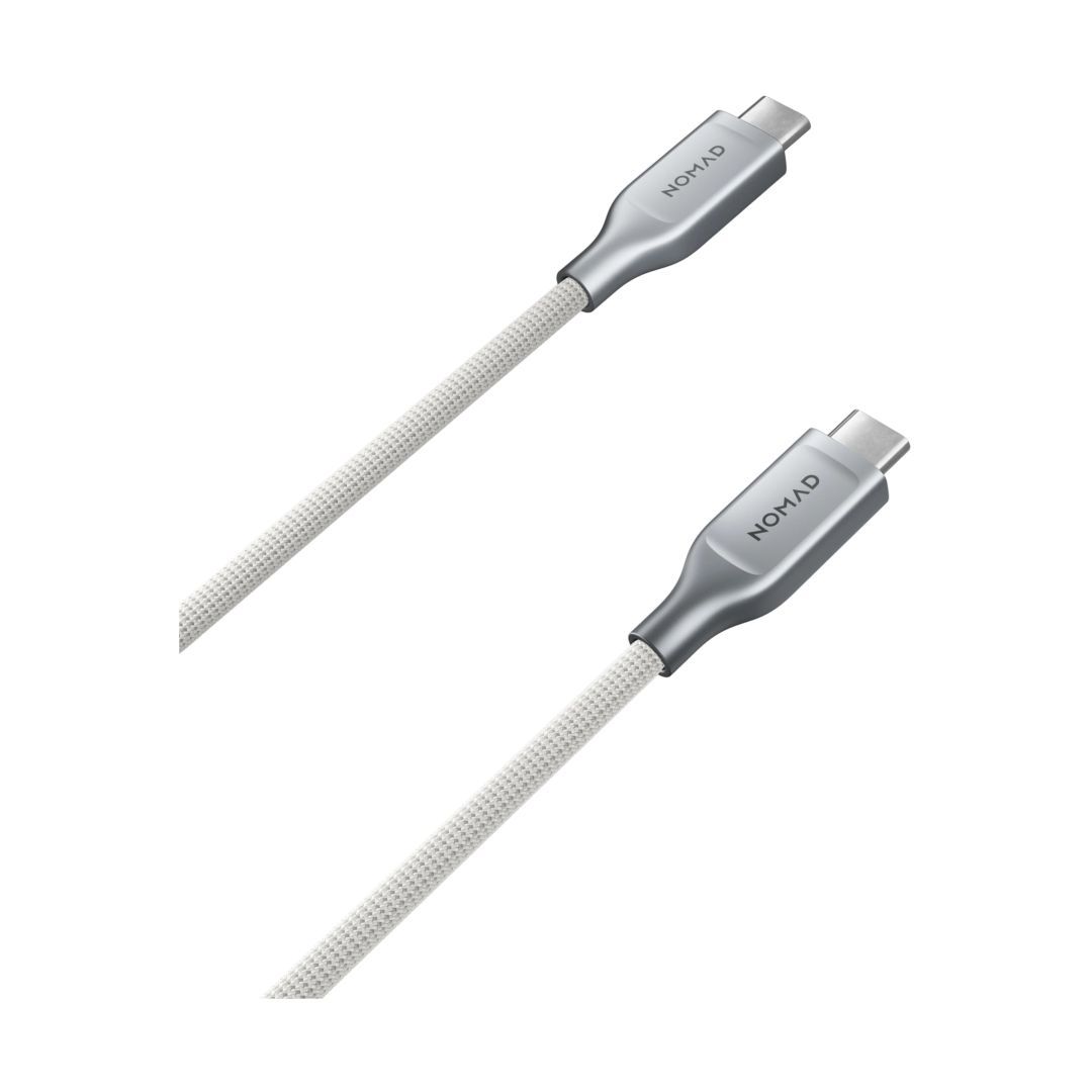 Nomad Kevlar Cable USB-C to USB-C 1,5m White Nomad Kevlar Cable USB-C to USB-C 1,5m White