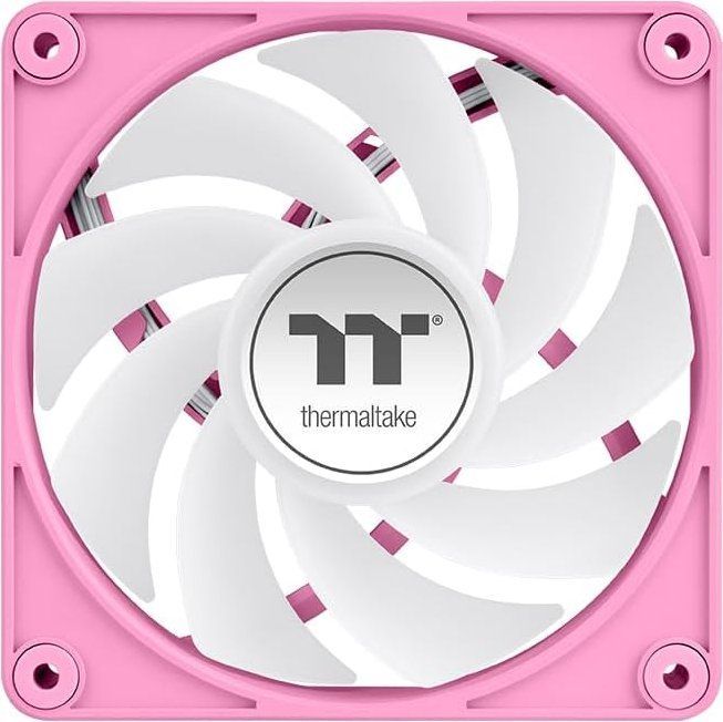 Thermaltake CT140 EX Reverse ARGB Sync PC Cooling Fan Pink (3-Fan Pack)