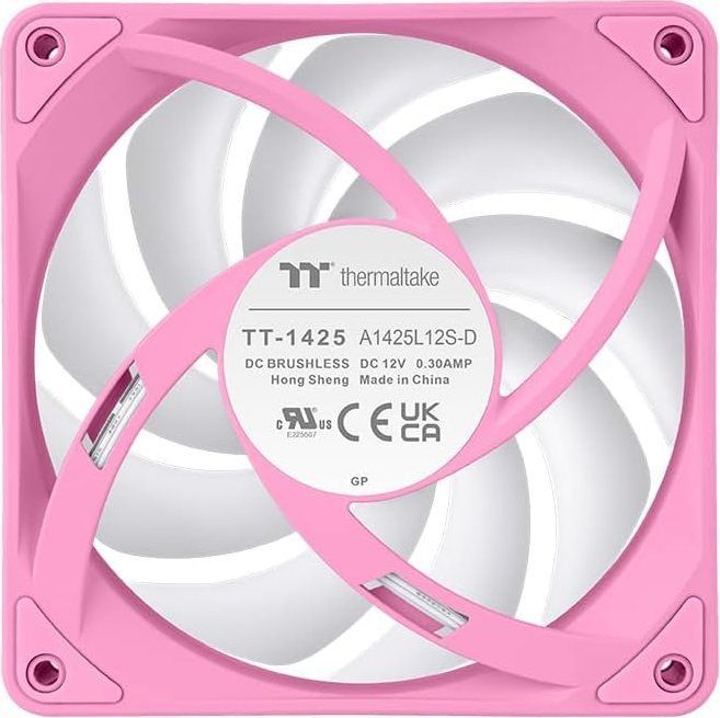 Thermaltake CT140 EX Reverse ARGB Sync PC Cooling Fan Pink (3-Fan Pack)