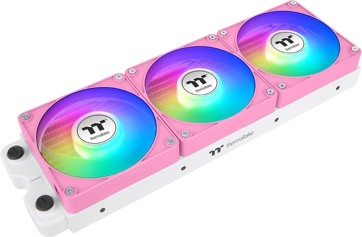 Thermaltake CT140 EX Reverse ARGB Sync PC Cooling Fan Pink (3-Fan Pack)