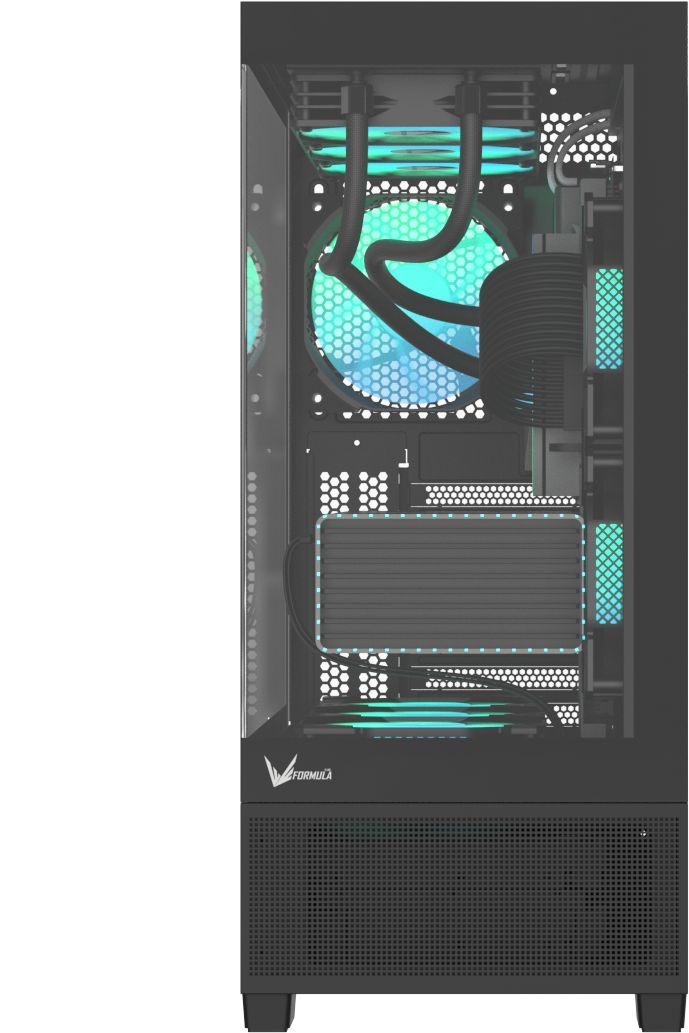 Formula Crystal E1 Floe Tempered Glass Black Formula Crystal E1 Floe Tempered Glass Black