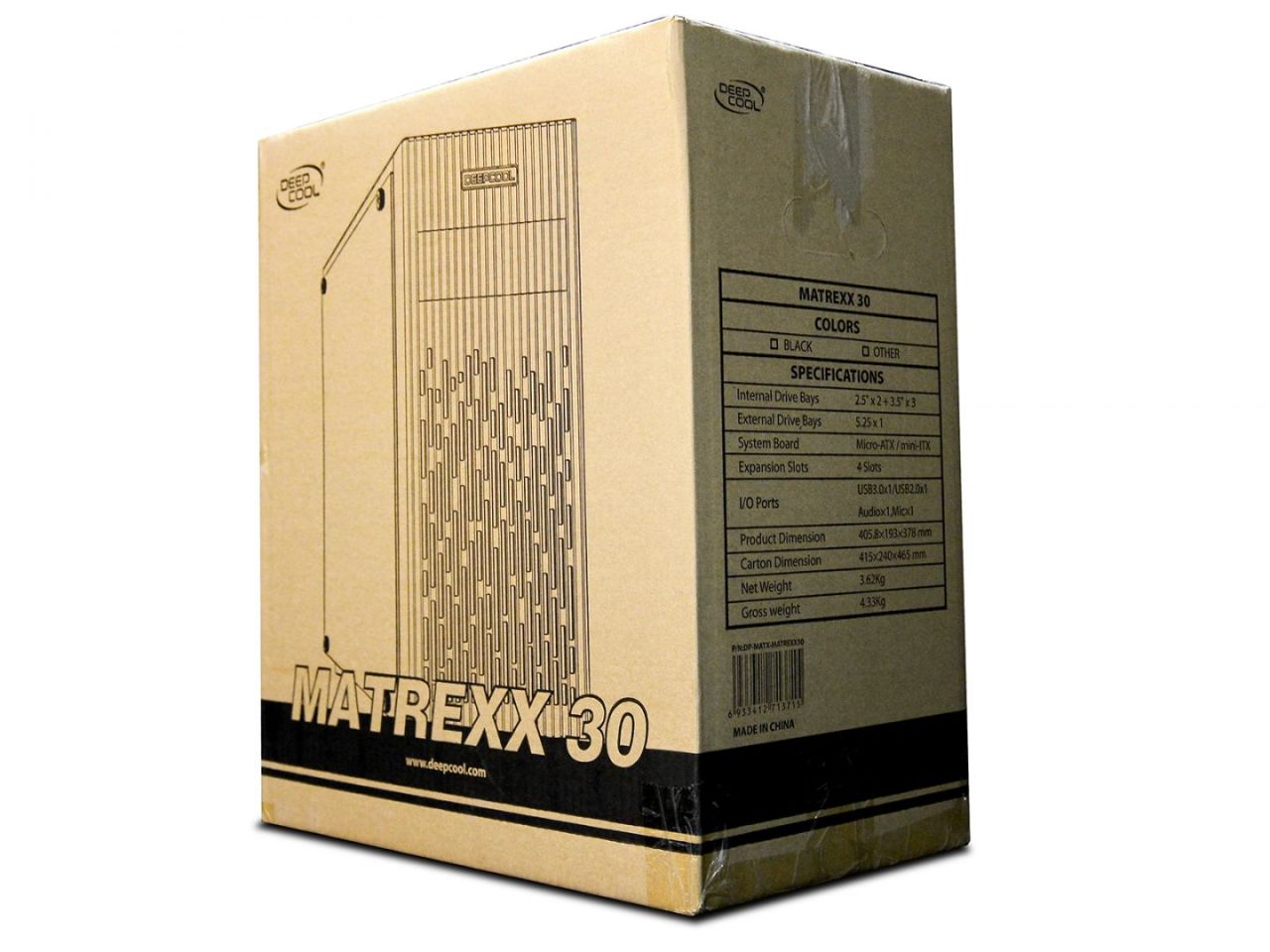 DeepCool Matrexx 30 Window Black DeepCool Matrexx 30 Window Black