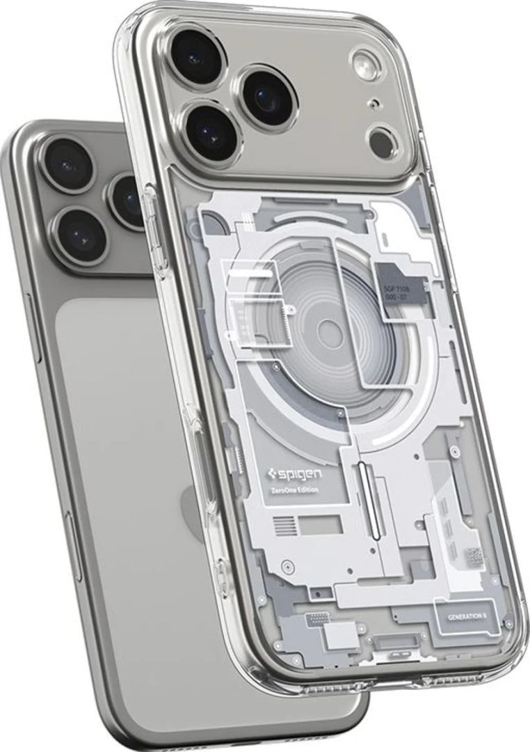 Spigen Ultra Hybrid MagSafe case for iPhone 17 Pro Zero One White Spigen Ultra Hybrid MagSafe case for iPhone 17 Pro Zero One White