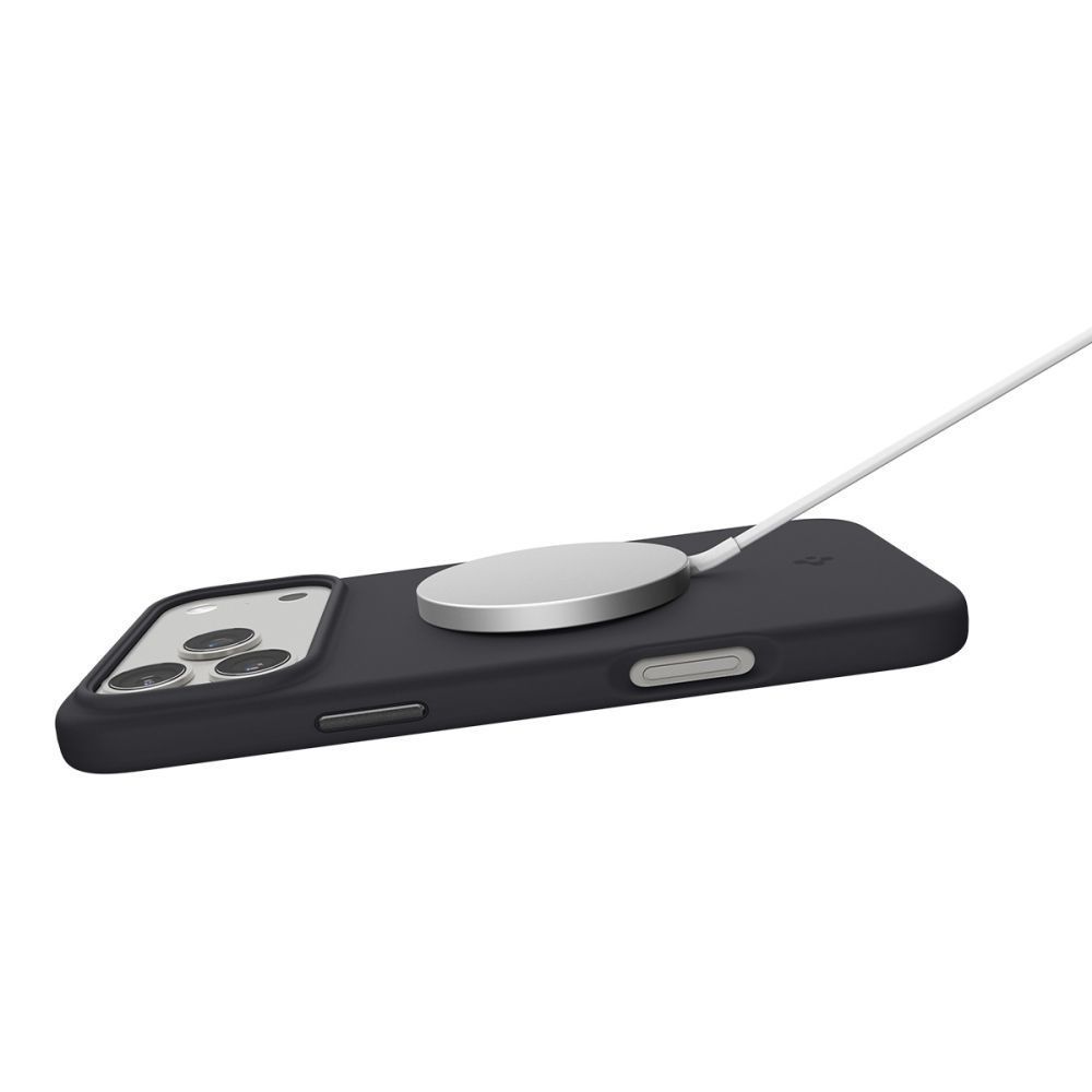 Spigen Silicone Fit MagSafe case for iPhone 17 Pro Max Black Spigen Silicone Fit MagSafe case for iPhone 17 Pro Max Black