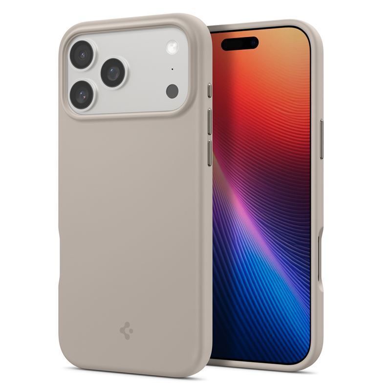 Spigen Silicone Fit MagSafe case for iPhone 17 Pro Stone Spigen Silicone Fit MagSafe case for iPhone 17 Pro Stone