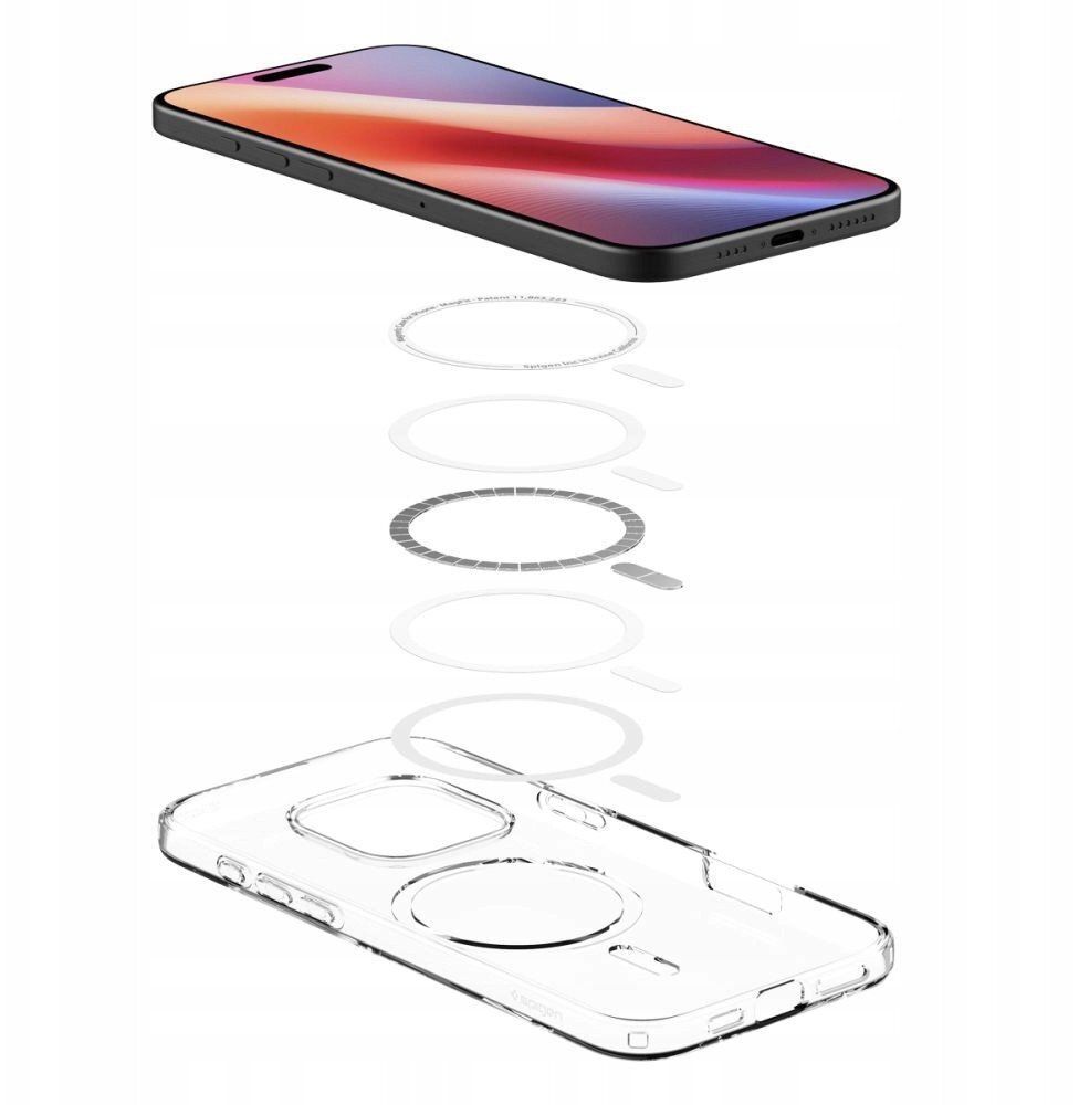 Spigen Liquid Crystal MagSafe for iPhone 17 Pro Max Clear White Spigen Liquid Crystal MagSafe for iPhone 17 Pro Max Clear White
