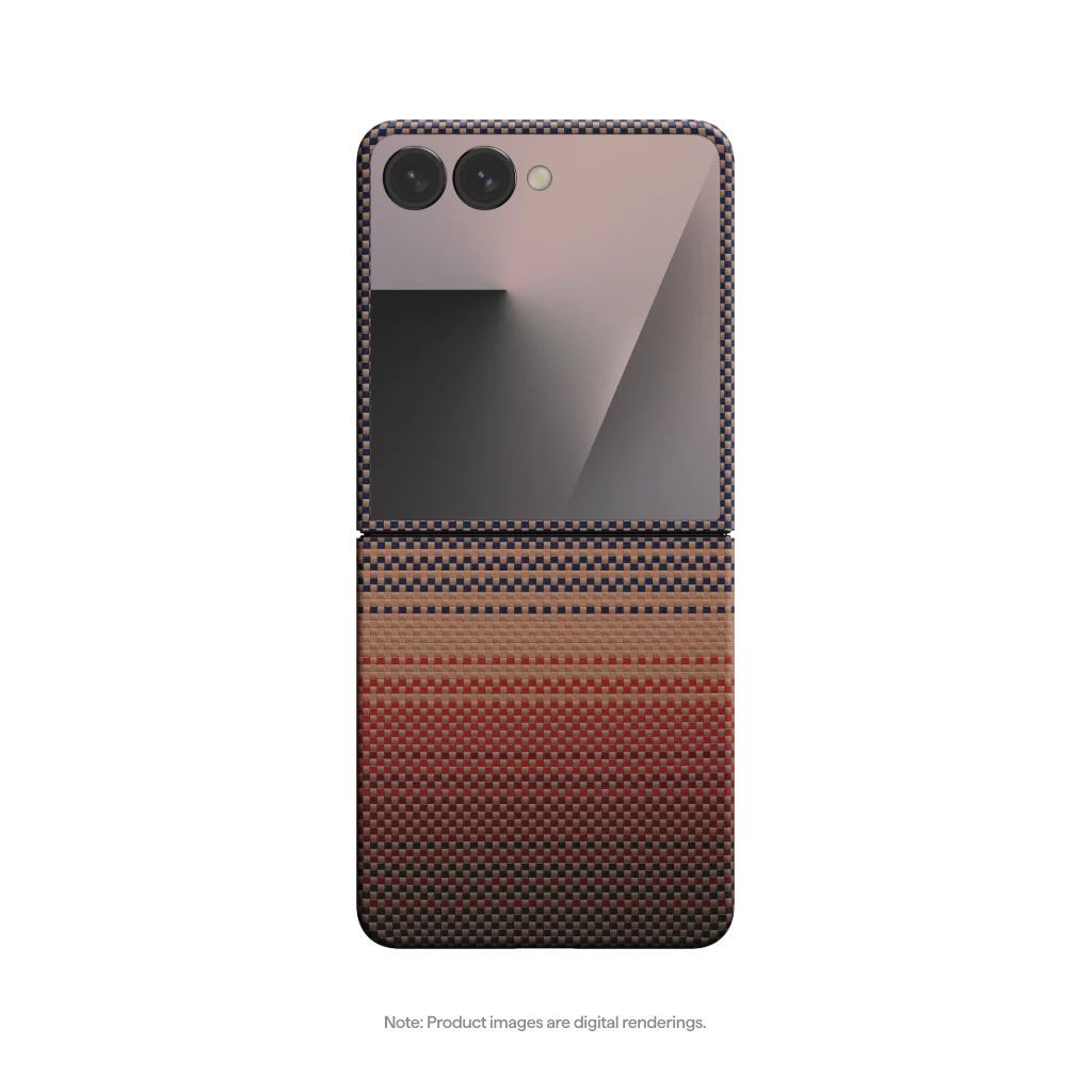 Pitaka Ultra-Slim Case for Samsung Galaxy Z Flip 7 Sunset
