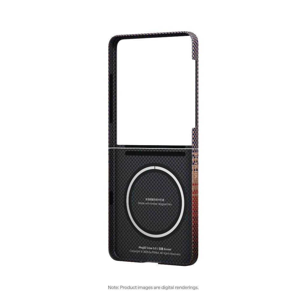 Pitaka Ultra-Slim Case for Samsung Galaxy Z Flip 7 Sunset