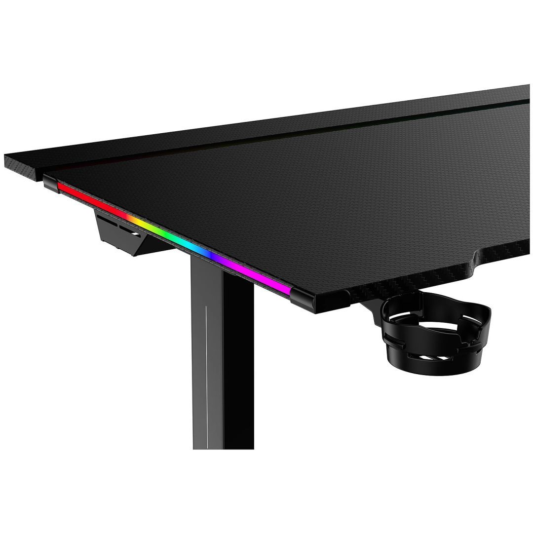The G-Lab K-Desk Platinum RGB Gaming Desk Black The G-Lab K-Desk Platinum RGB Gaming Desk Black