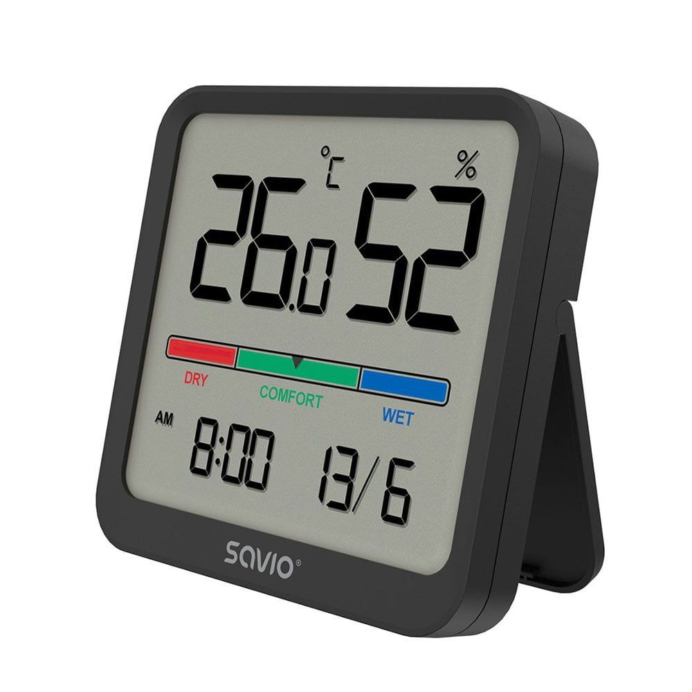 Savio CT-01 Temperature and Humidity Sensor Black Savio CT-01 Temperature and Humidity Sensor Black