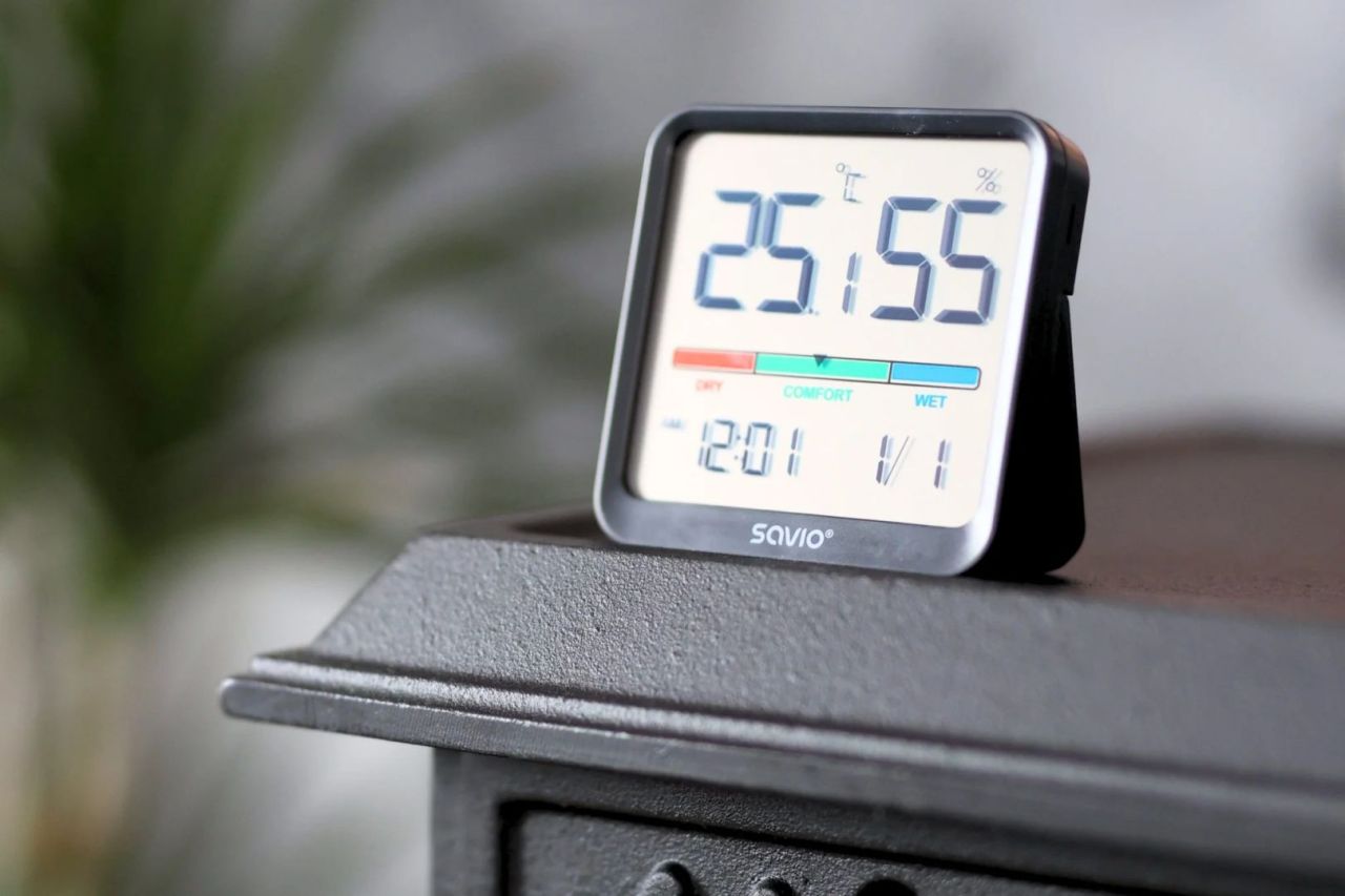 Savio CT-01 Temperature and Humidity Sensor Black Savio CT-01 Temperature and Humidity Sensor Black