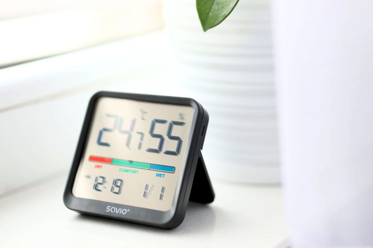 Savio CT-01 Temperature and Humidity Sensor Black Savio CT-01 Temperature and Humidity Sensor Black