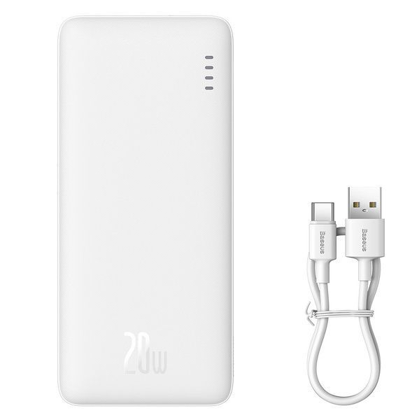 Baseus Airpow 20000mAh PowerBank White Baseus Airpow 20000mAh PowerBank White