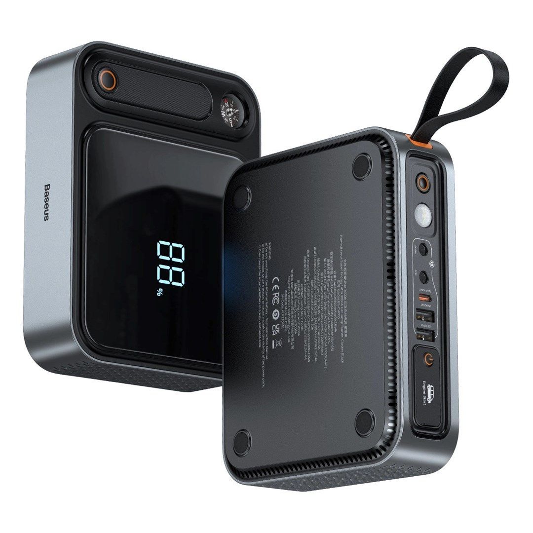 Baseus Super Energy Ultra - Jump Starter 26800mAh Powerbank for cars Black Baseus Super Energy Ultra - Jump Starter 26800mAh Powerbank for cars Black