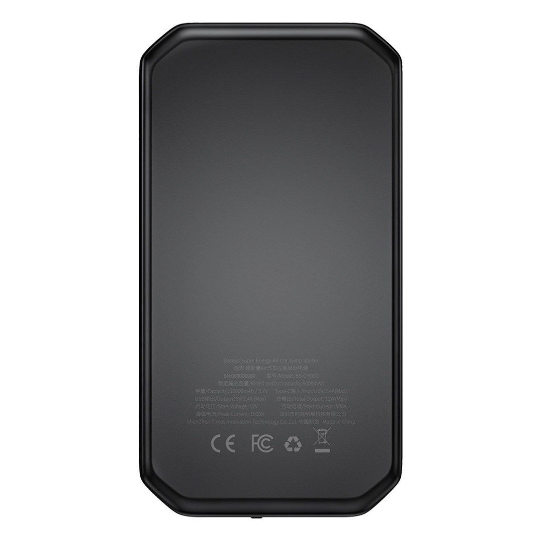 Baseus BS-CH001 10000mAh Powerbank + crocodile clips Black Baseus BS-CH001 10000mAh Powerbank + crocodile clips Black