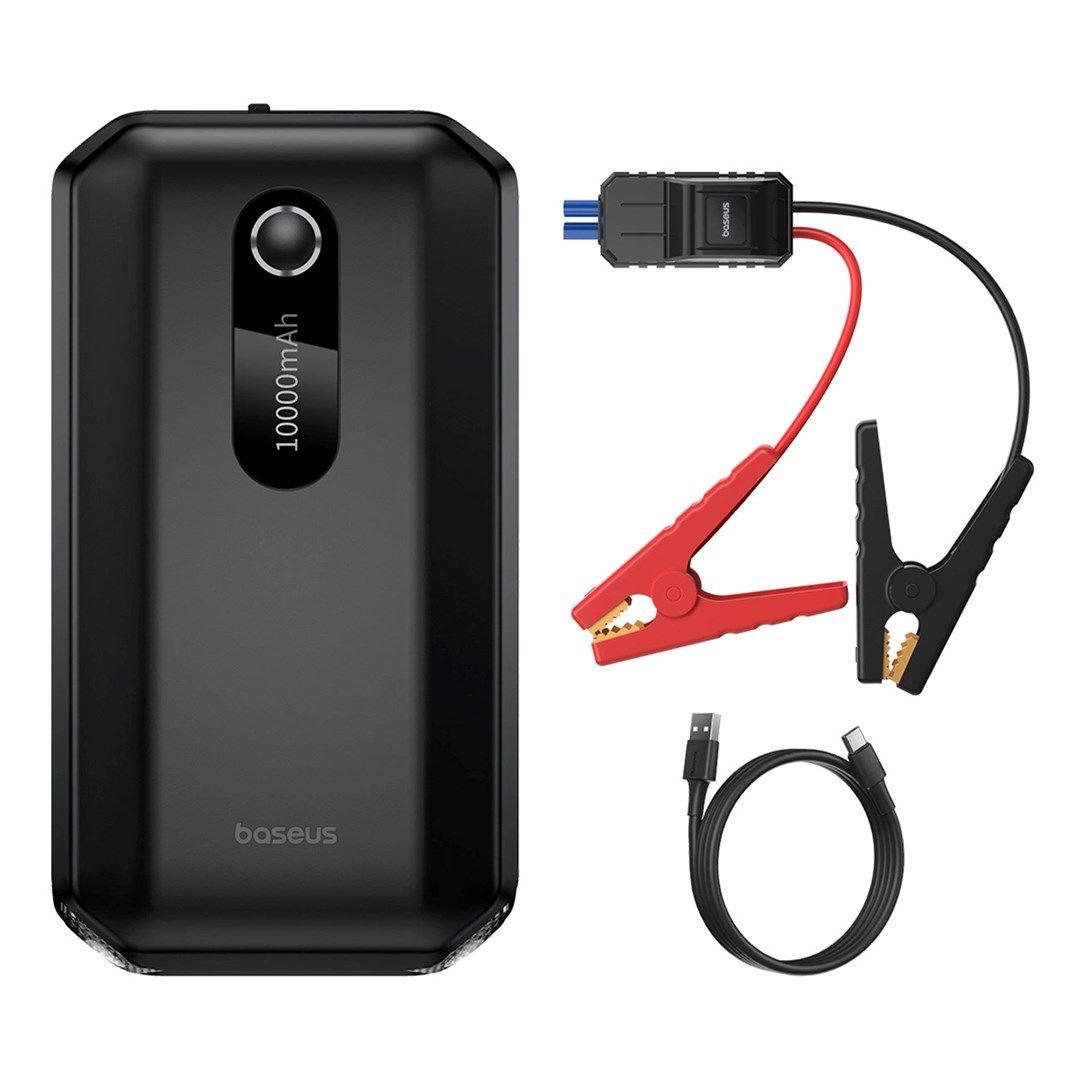 Baseus BS-CH001 10000mAh Powerbank + crocodile clips Black Baseus BS-CH001 10000mAh Powerbank + crocodile clips Black