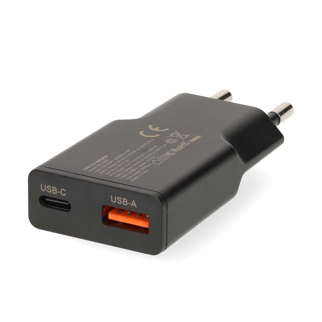 Nedis Wall Charger 30W PD 3.0 with 1,5m USB-C cable Black
