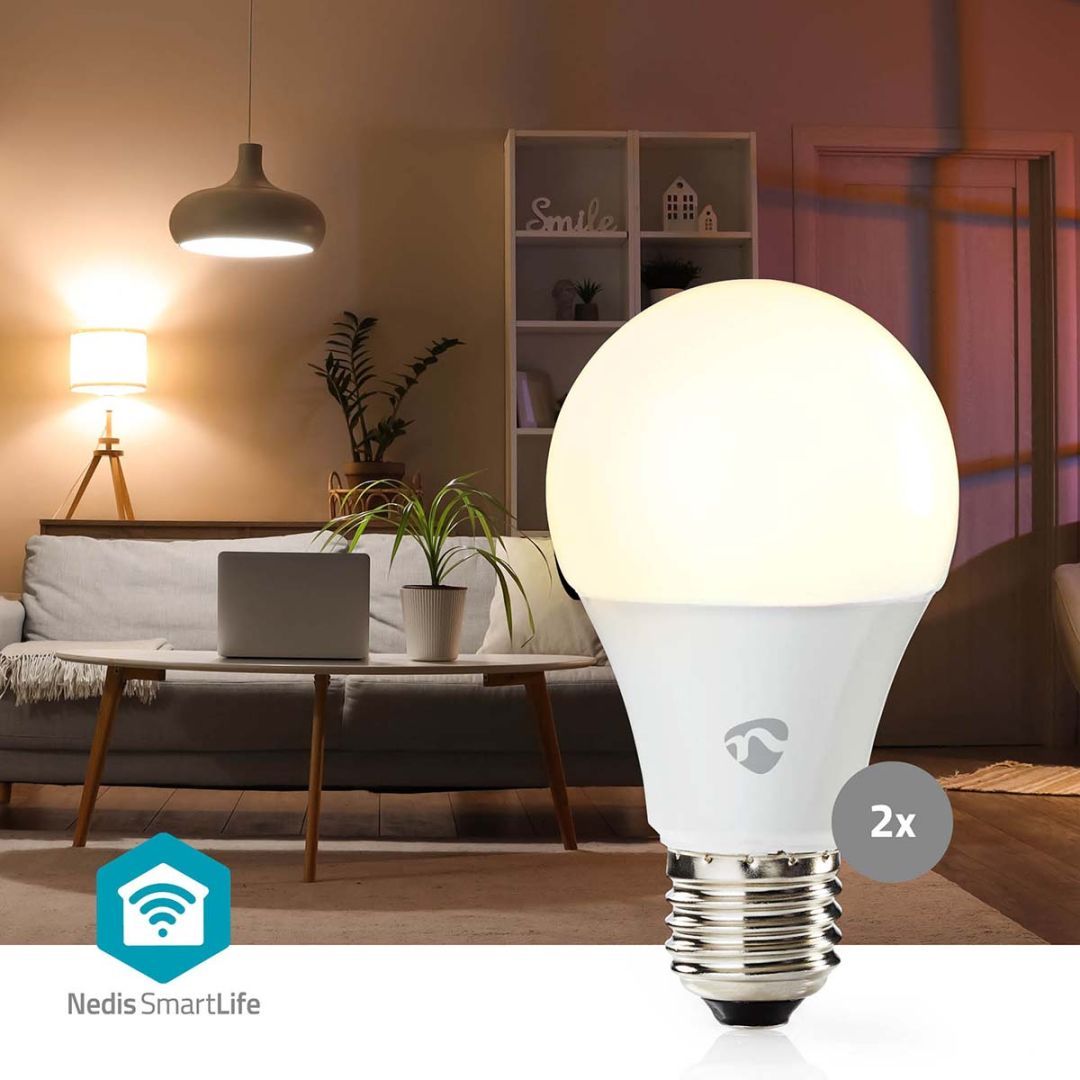 Nedis SmartLife Full Colour LED Bulb 2pcs