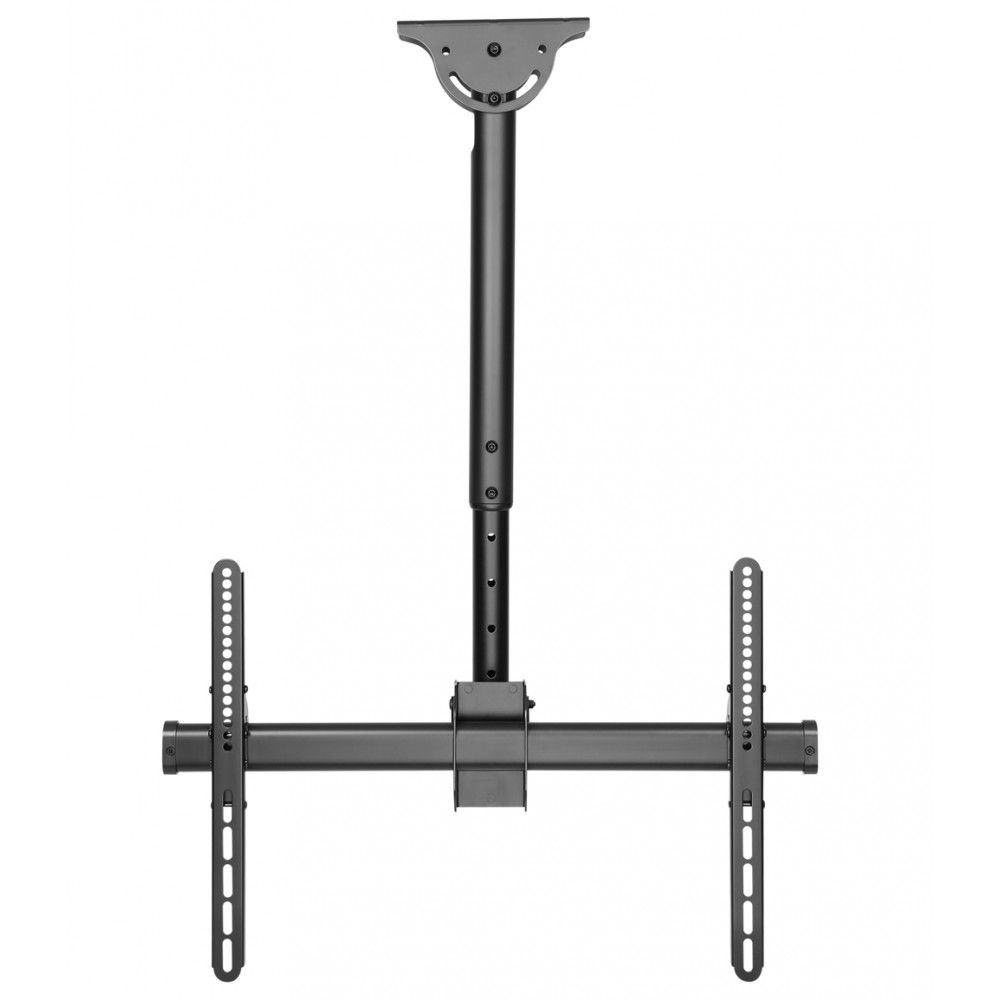 TECHLY 37"-70" Telescopic Ceiling Long Support LED TV LCD Black TECHLY 37"-70" Telescopic Ceiling Long Support LED TV LCD Black