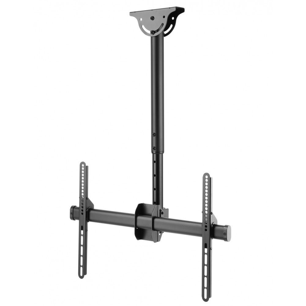 TECHLY 37"-70" Telescopic Ceiling Long Support LED TV LCD Black TECHLY 37"-70" Telescopic Ceiling Long Support LED TV LCD Black