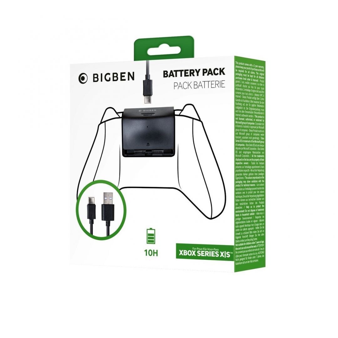 Bigben Interactive Xbox Series X/S Battery Pack Black Bigben Interactive Xbox Series X/S Battery Pack Black