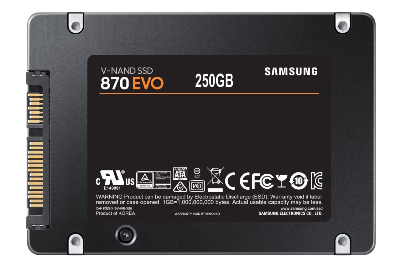Samsung 250GB 2,5" SATA3 870 Evo Samsung 250GB 2,5" SATA3 870 Evo
