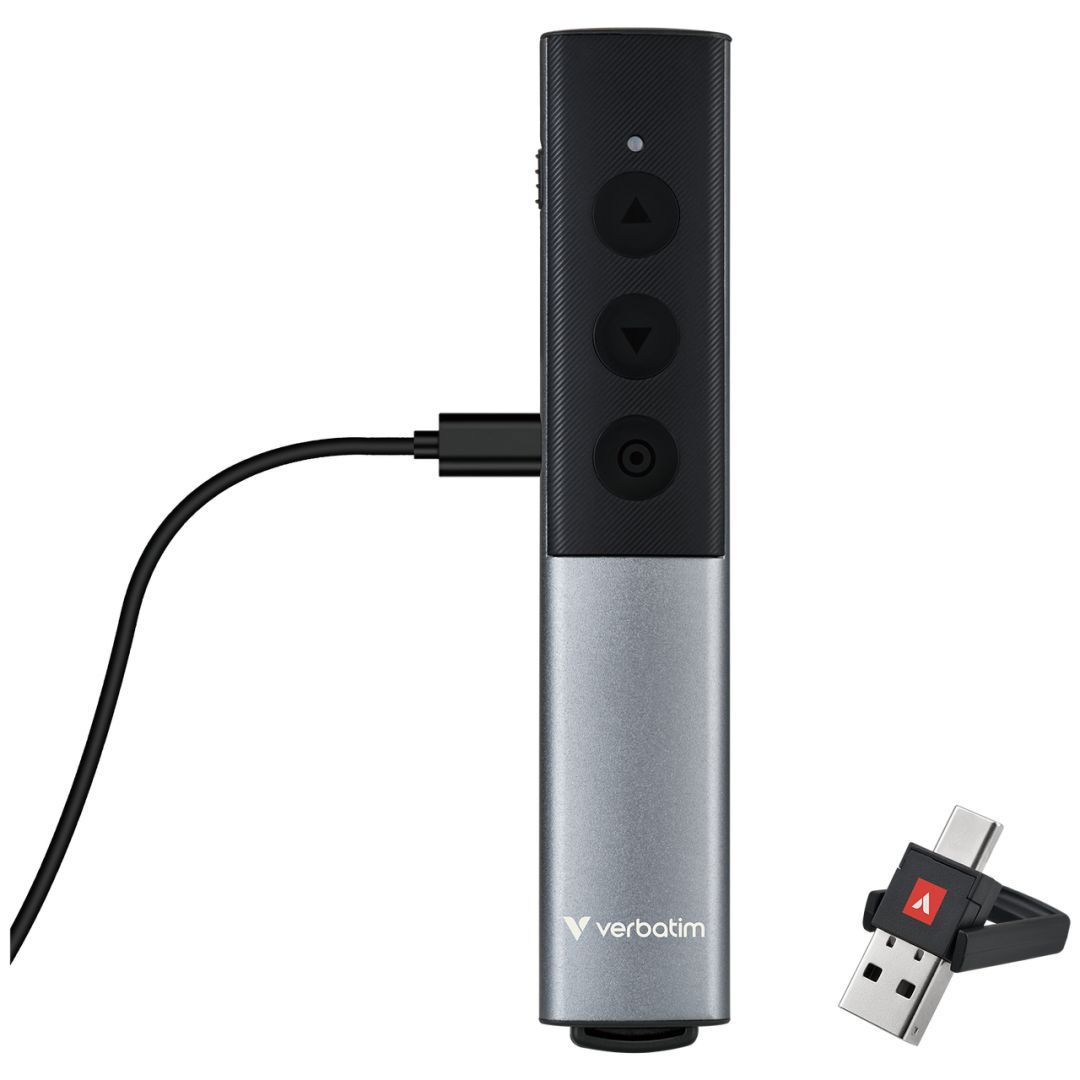 Verbatim Agenda Wireless Presenter with Red Laser Pointer Verbatim Agenda Wireless Presenter with Red Laser Pointer