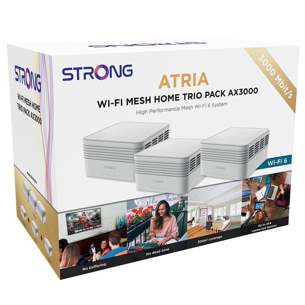 Strong Mesh AX3000 Trio Pack White Strong Mesh AX3000 Trio Pack White