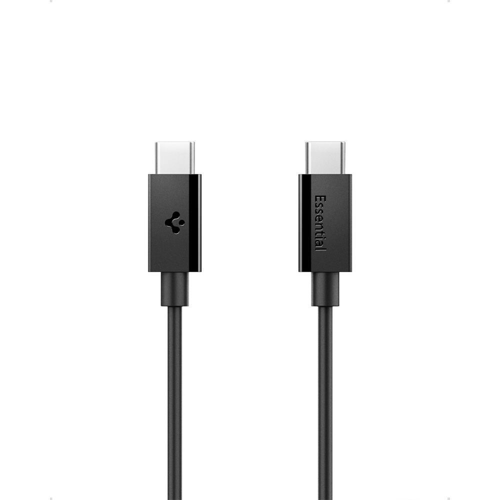 Spigen Essential USB-C to USB-C 60W cable 1m Black Spigen Essential USB-C to USB-C 60W cable 1m Black