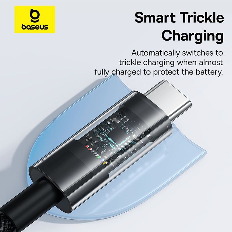 Baseus USB A to USB C 100W fast charging Data cable 1m Black Baseus USB A to USB C 100W fast charging Data cable 1m Black