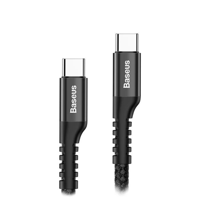 Baseus Fish Eye USB-C Spring Cable 2A 1m Black Baseus Fish Eye USB-C Spring Cable 2A 1m Black