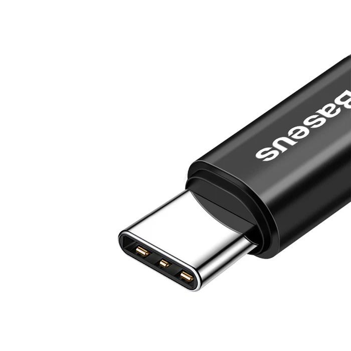 Baseus Fish Eye USB-C Spring Cable 2A 1m Black Baseus Fish Eye USB-C Spring Cable 2A 1m Black