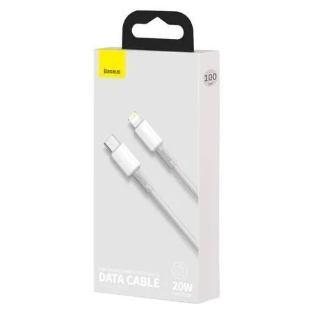 Baseus USB-C to Lightning Cable 1m White Baseus USB-C to Lightning Cable 1m White