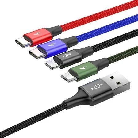 Baseus Fast 4in1 USB Cable 1,2m Black Baseus Fast 4in1 USB Cable 1,2m Black