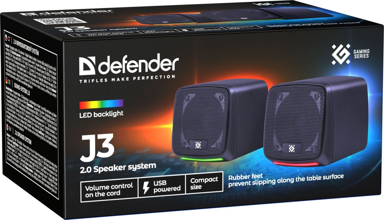 Defender J3 2.0 Speaker Black Defender J3 2.0 Speaker Black
