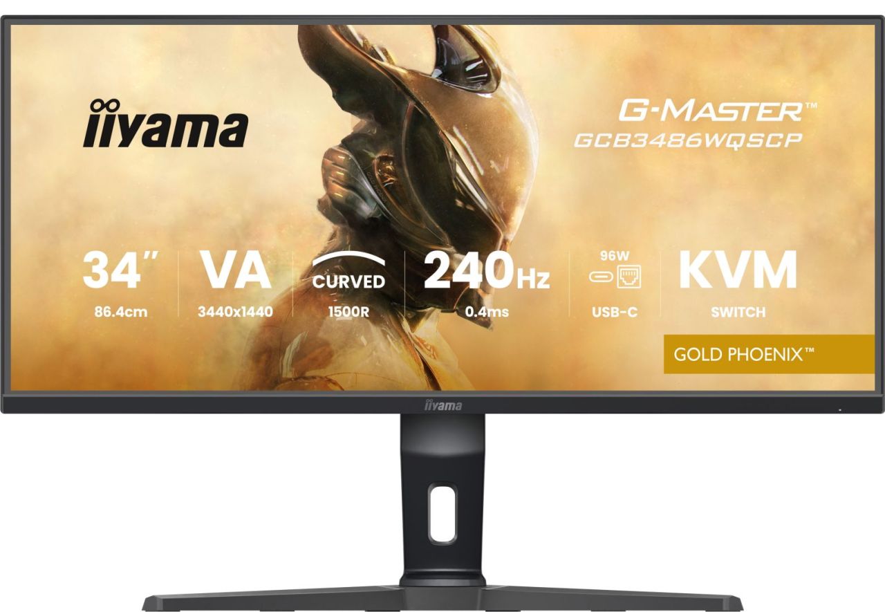 iiyama 34" G-Master GCB3486WQSCP-B1 LED Curved iiyama 34" G-Master GCB3486WQSCP-B1 LED Curved