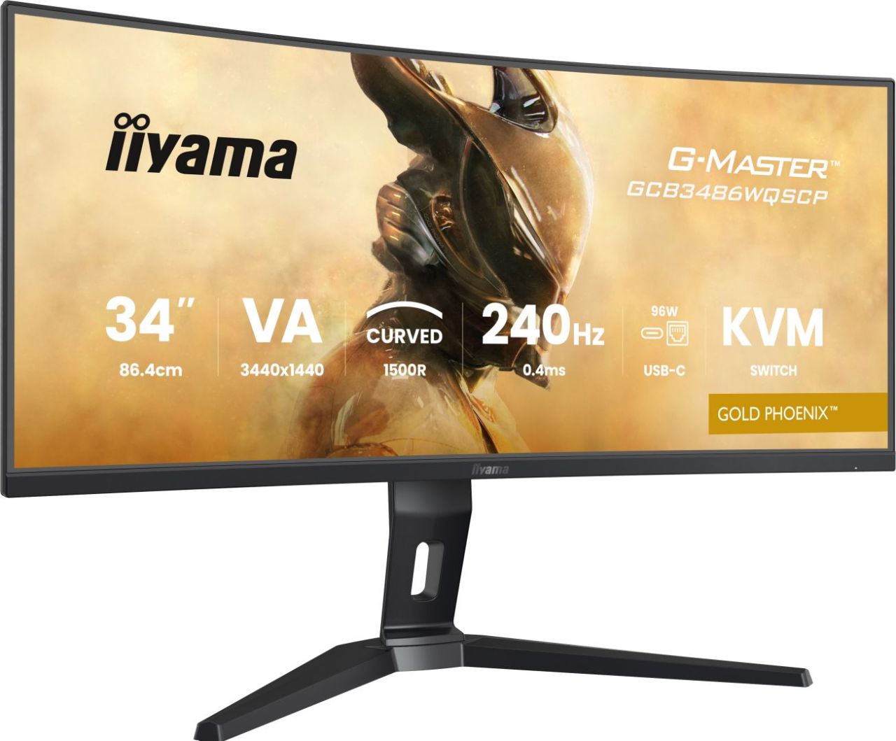 iiyama 34" G-Master GCB3486WQSCP-B1 LED Curved iiyama 34" G-Master GCB3486WQSCP-B1 LED Curved