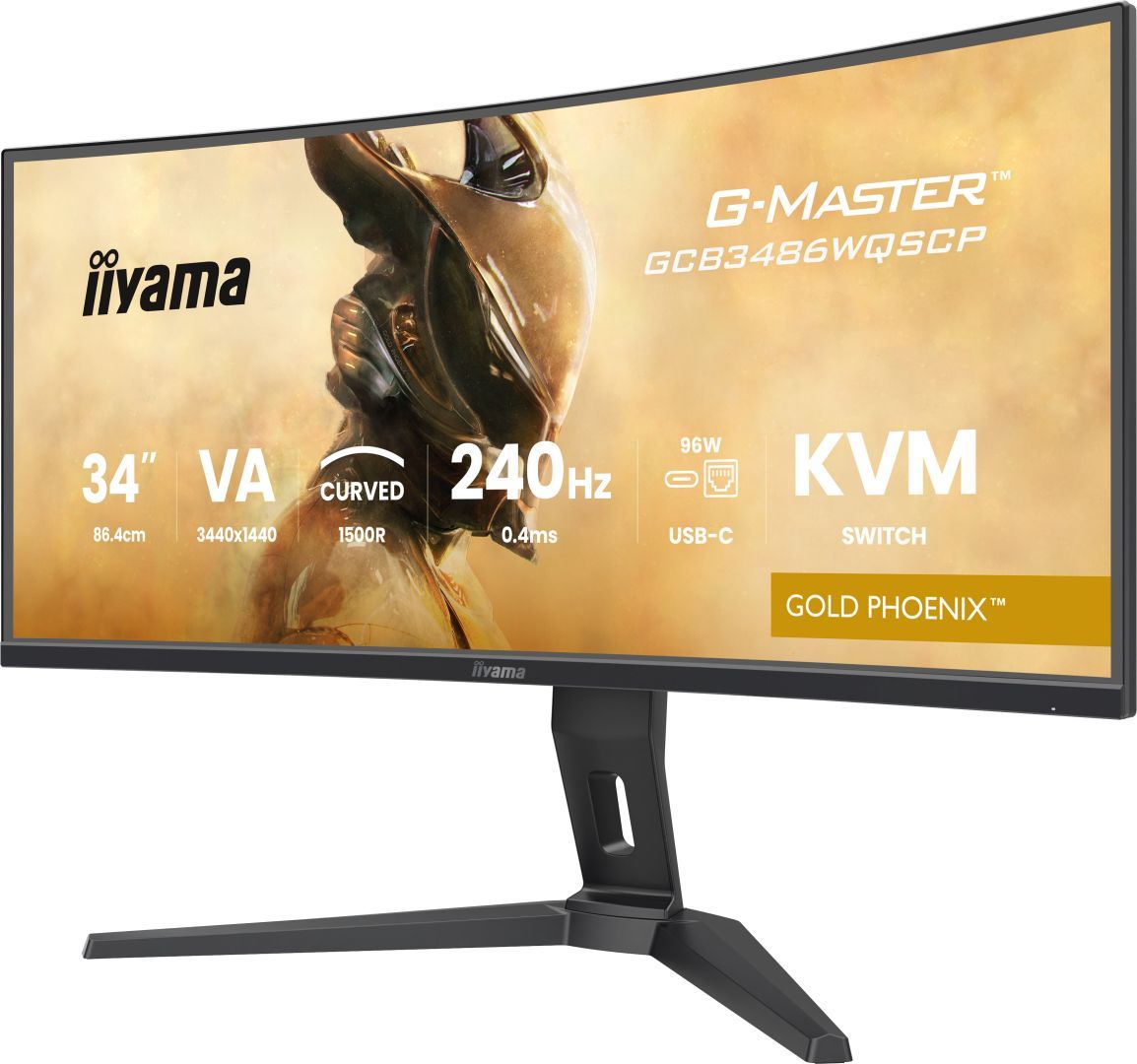iiyama 34" G-Master GCB3486WQSCP-B1 LED Curved iiyama 34" G-Master GCB3486WQSCP-B1 LED Curved