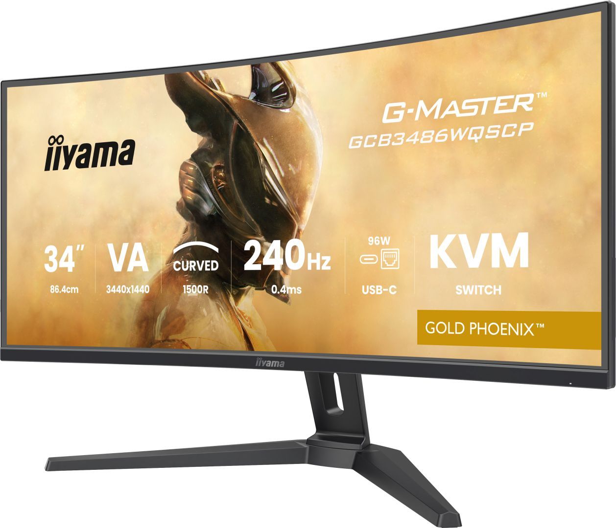 iiyama 34" G-Master GCB3486WQSCP-B1 LED Curved iiyama 34" G-Master GCB3486WQSCP-B1 LED Curved