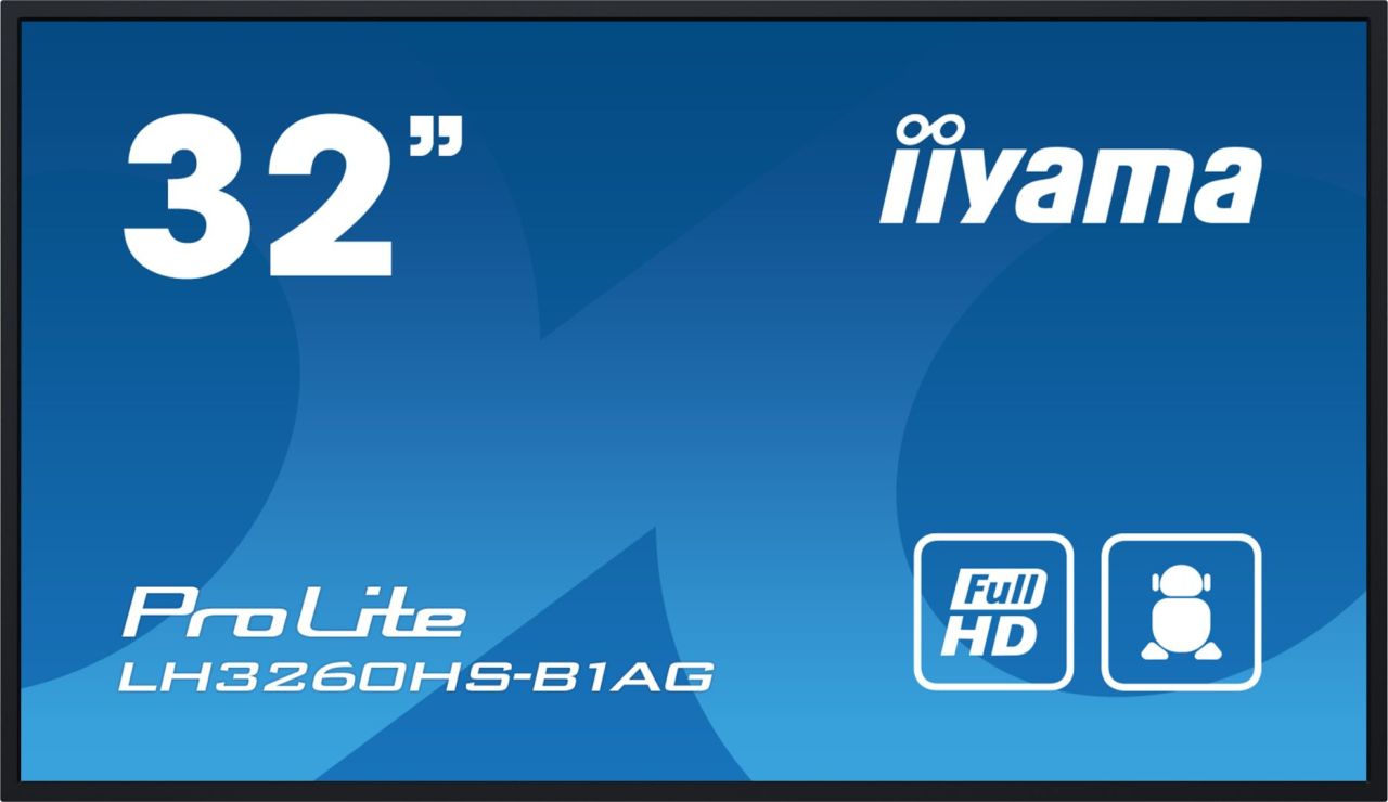 iiyama 31,5" ProLite LH3260HS-B1AG LED Display iiyama 31,5" ProLite LH3260HS-B1AG LED Display