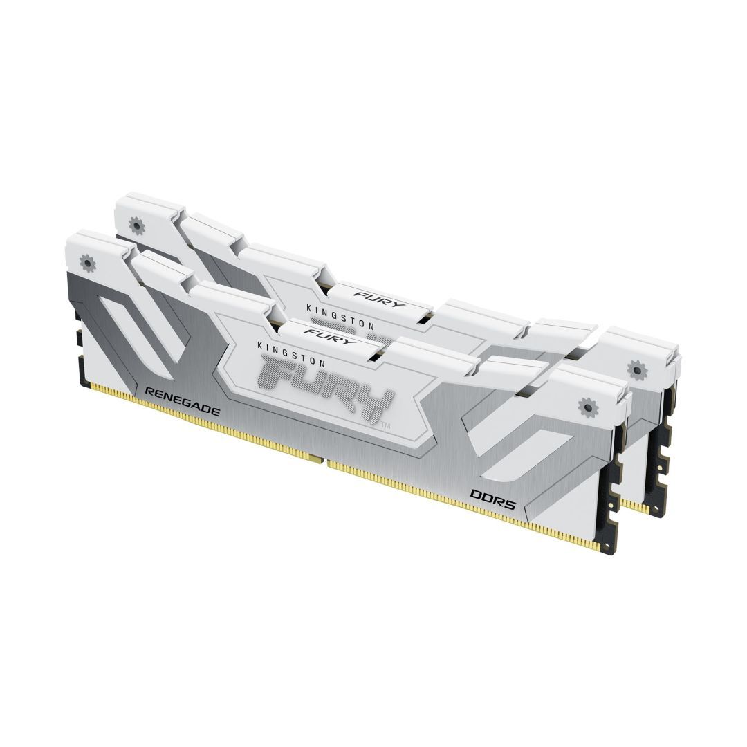 Kingston 48GB DDR5 8000MHz Kit(2x24GB) Fury Renegade White/Silver Kingston 48GB DDR5 8000MHz Kit(2x24GB) Fury Renegade White/Silver