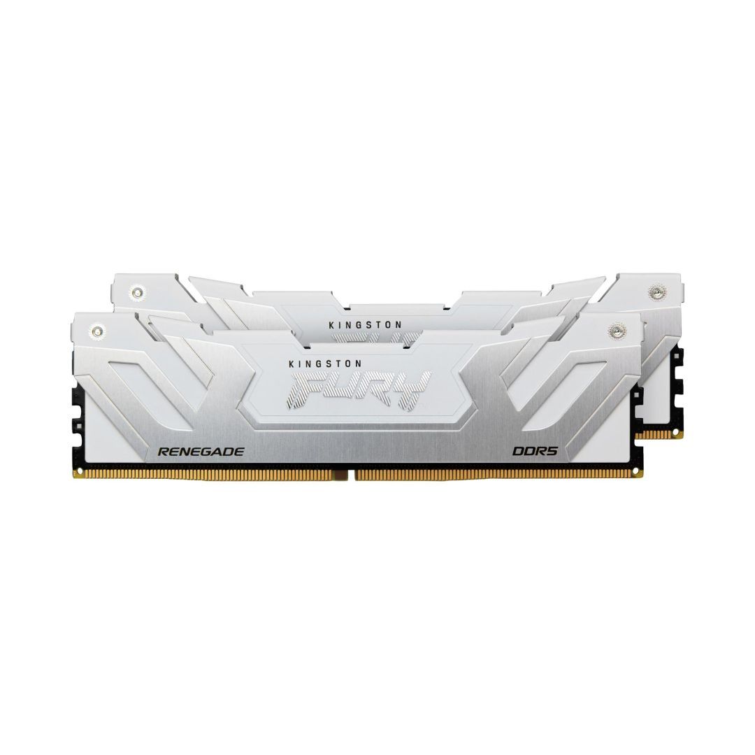 Kingston 48GB DDR5 8000MHz Kit(2x24GB) Fury Renegade White/Silver Kingston 48GB DDR5 8000MHz Kit(2x24GB) Fury Renegade White/Silver
