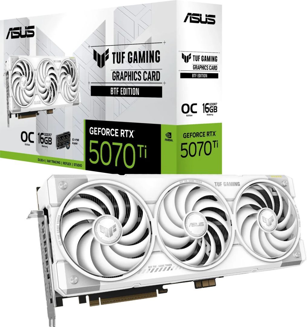 Asus TUF-RTX5070TI-O16G-BTF-WHITE