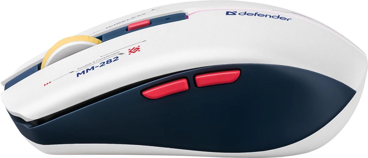 Defender Dila MM-282 Wireless Gaming Mouse White/Blue Defender Dila MM-282 Wireless Gaming Mouse White/Blue
